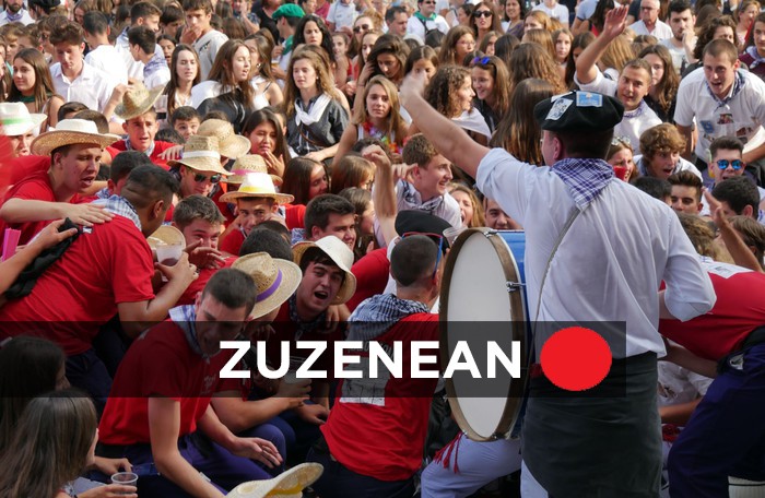 [ZUZENEAN] Amurrioko jaien txupinazoa, zuzenean