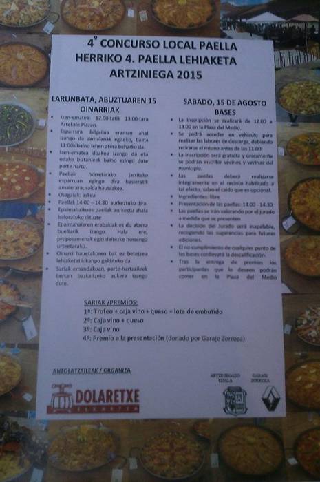 IV. Paella Txapelketa