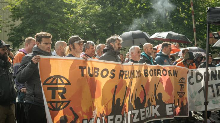 Tubos Reunidoseko LABek adierazi du "etsituta" dagoela Eusko Jaurlaritzarekin, gaur Legebiltzarreko Industria Batzordean parte hartu eta gero