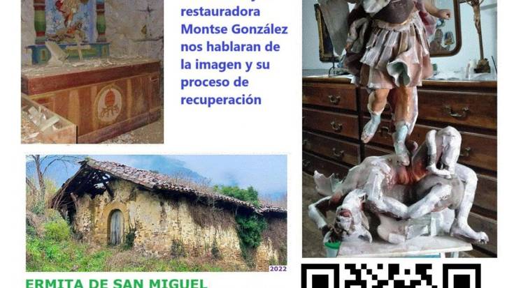 San Miguelen tailuaren aurkezpena Muruetako San Pedro elizan