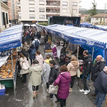 Amurrioko Gabonetako merkatua