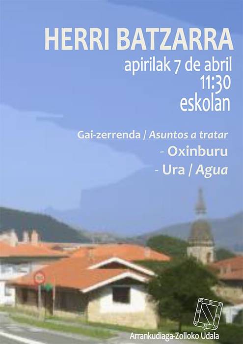Herri Batzarra: Oxinburu eta ura