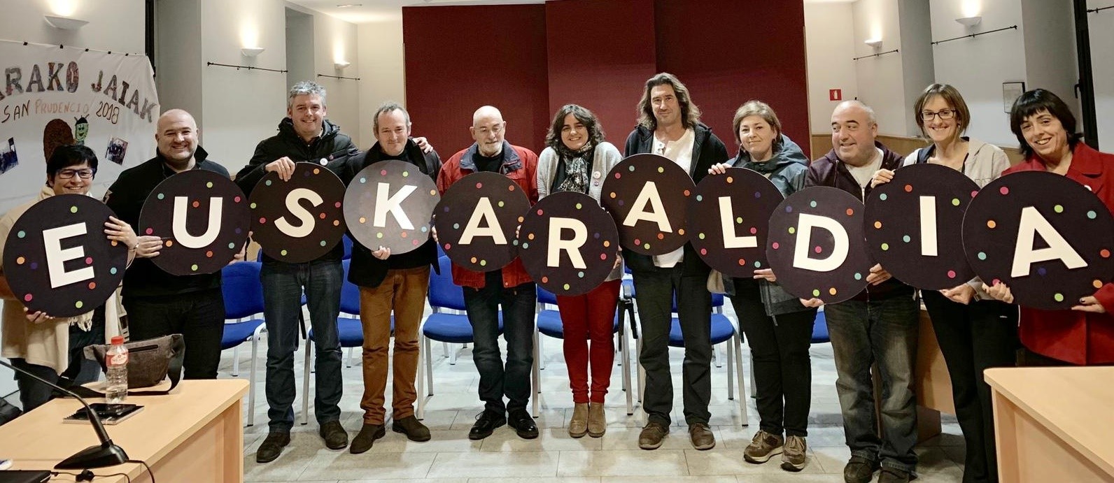 Aiarako udalbatza ere batu da Euskaraldira