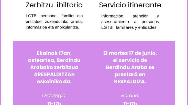 Berdinduren zerbitzu ibiltaria