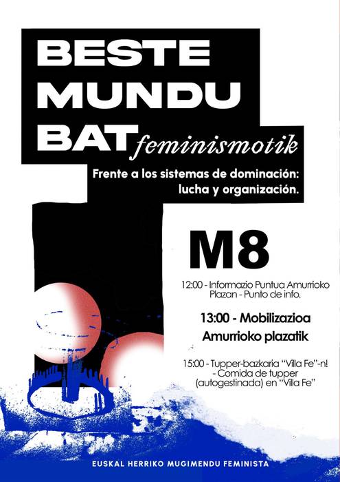 Martxoaren 8ko mobilizazioak Amurrion