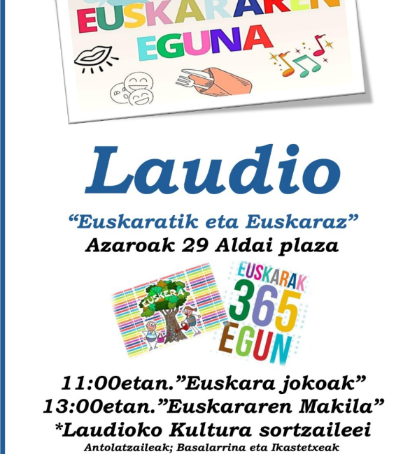 Euskararen eguna Laudion