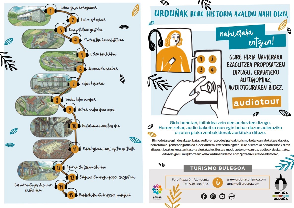 Ibilbide audiogidatua eskaintzen du Urduñak