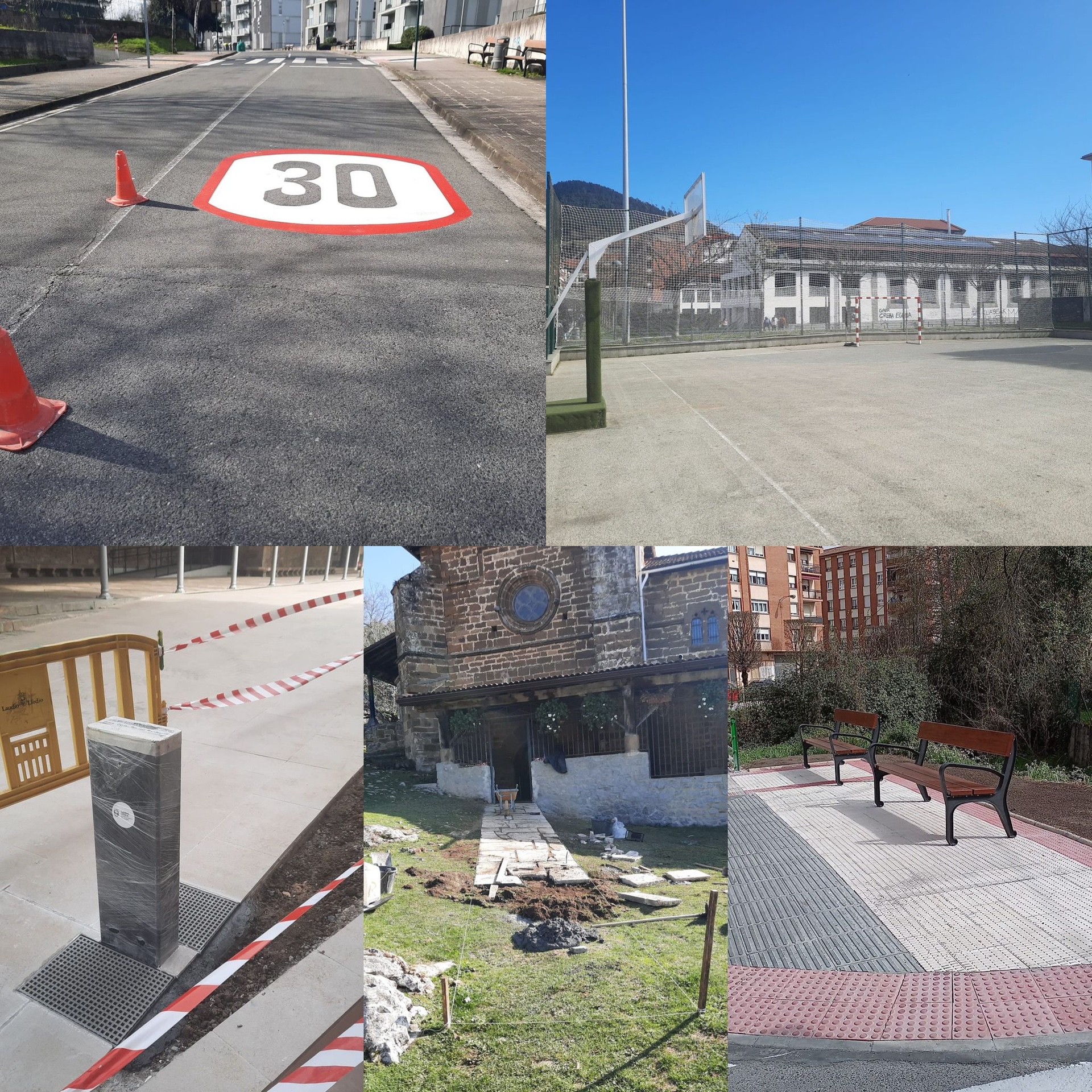Udalak hainbat obra txiki gauzatu ditu herriko gune ezberdinetan