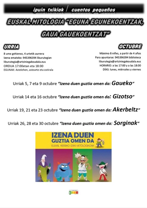Ipuin txikiak: Euskal mitologia