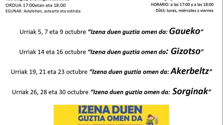 Ipuin txikiak: Euskal mitologia