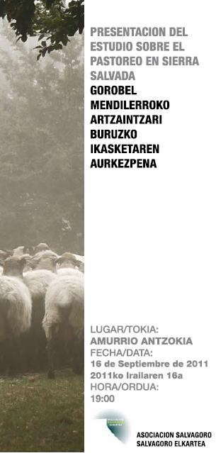 Gorobel mendilerroko artzaintzari buruzko lan bat aurkeztu zen atzo