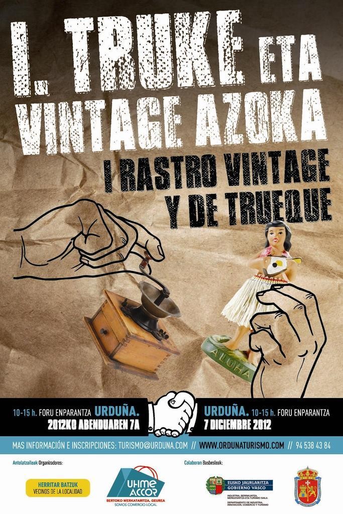 Truke eta vintage azoka egingo da abenduaren 7an
