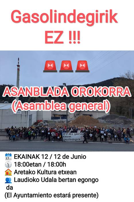 Gasteiz kalean gasolindegirik ez!