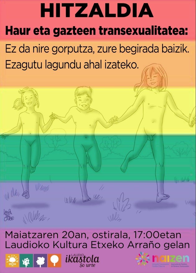 Haur eta gazteen transexualiateari buruzko hitzaldia