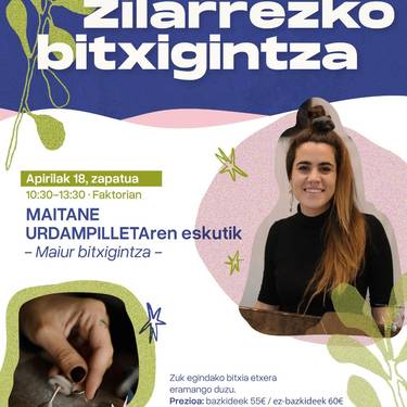 Zilarrezko bitxigintza tailerra