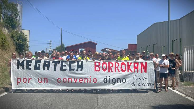 Megatech enpresaren lantegia erabat gelditu du gaurko grebak