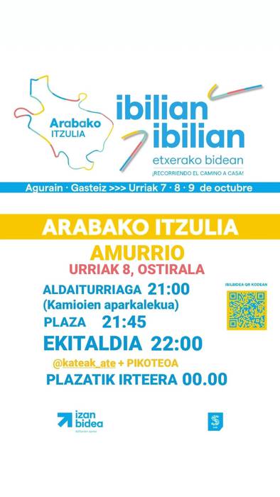 Arabako itzulia euskal preso politikoen alde