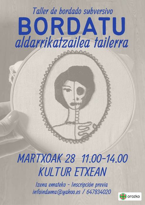 Bordatu aldarrikatzaile tailerra