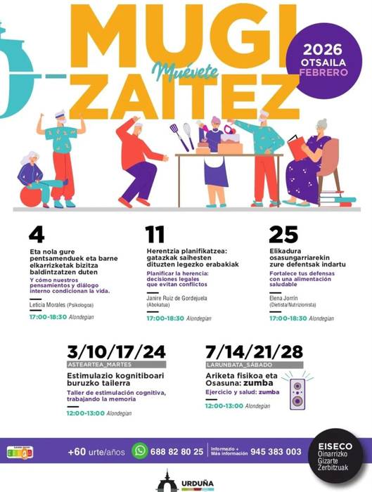 Estimulazio kognitiboari buruzko tailerra