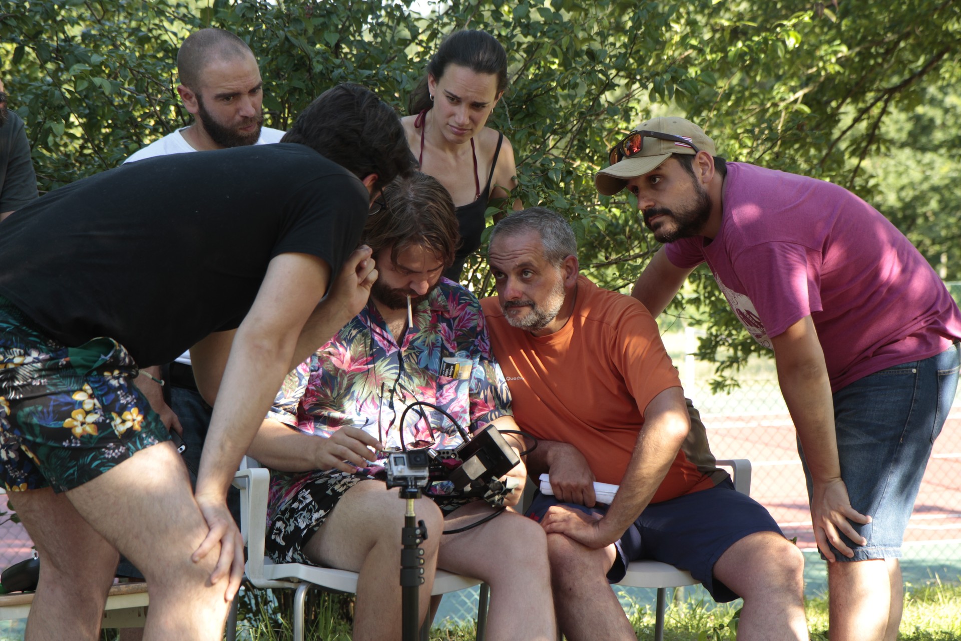 "El jardín de Vero" film laburra grabatzen ari dira Lezaman