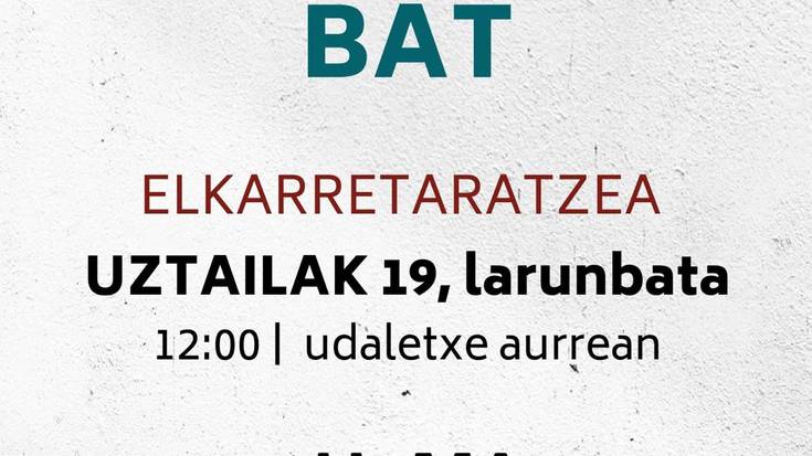 'Euskararekin bat' elkarretaratzeak Orozkon eta Arrankudiaga-Zollon