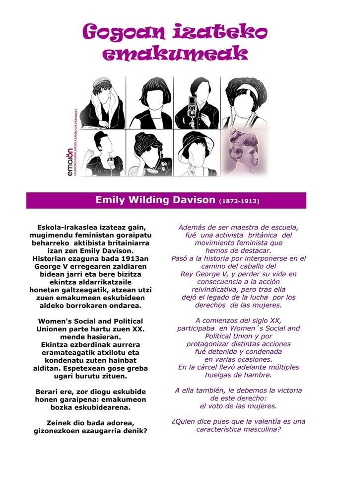 Emily Wilding Davison 1/8