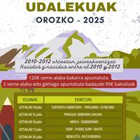 Multiabentura udalekuetan izena emateko azken eguna