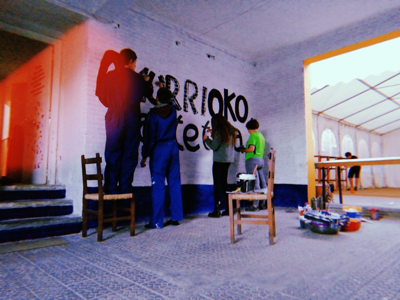 Amurrioko Gaztetxea margotzeko ideien bila dago Gazte Asanblada