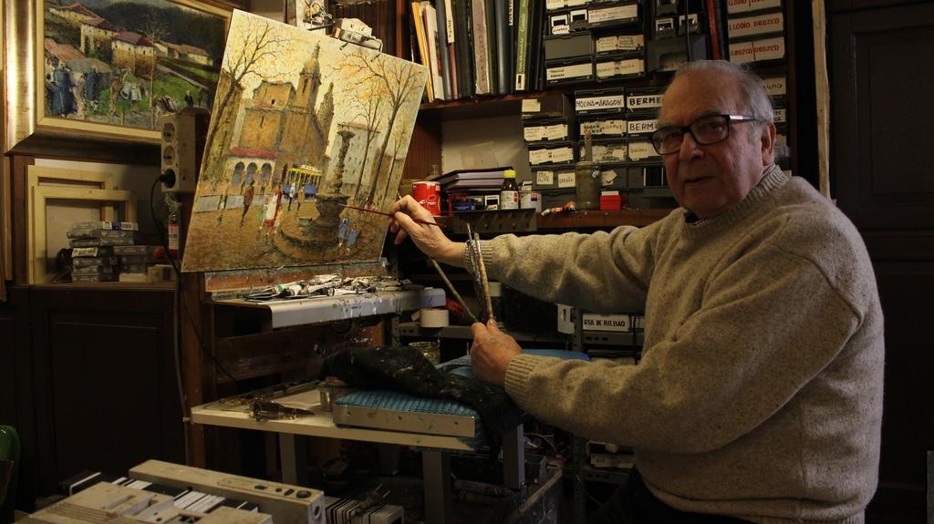 Antonio Aldama Tejada (1934-2022): Bizitza margolaritzara bideratu duen laudioarrari buruzko zertzelada batzuk