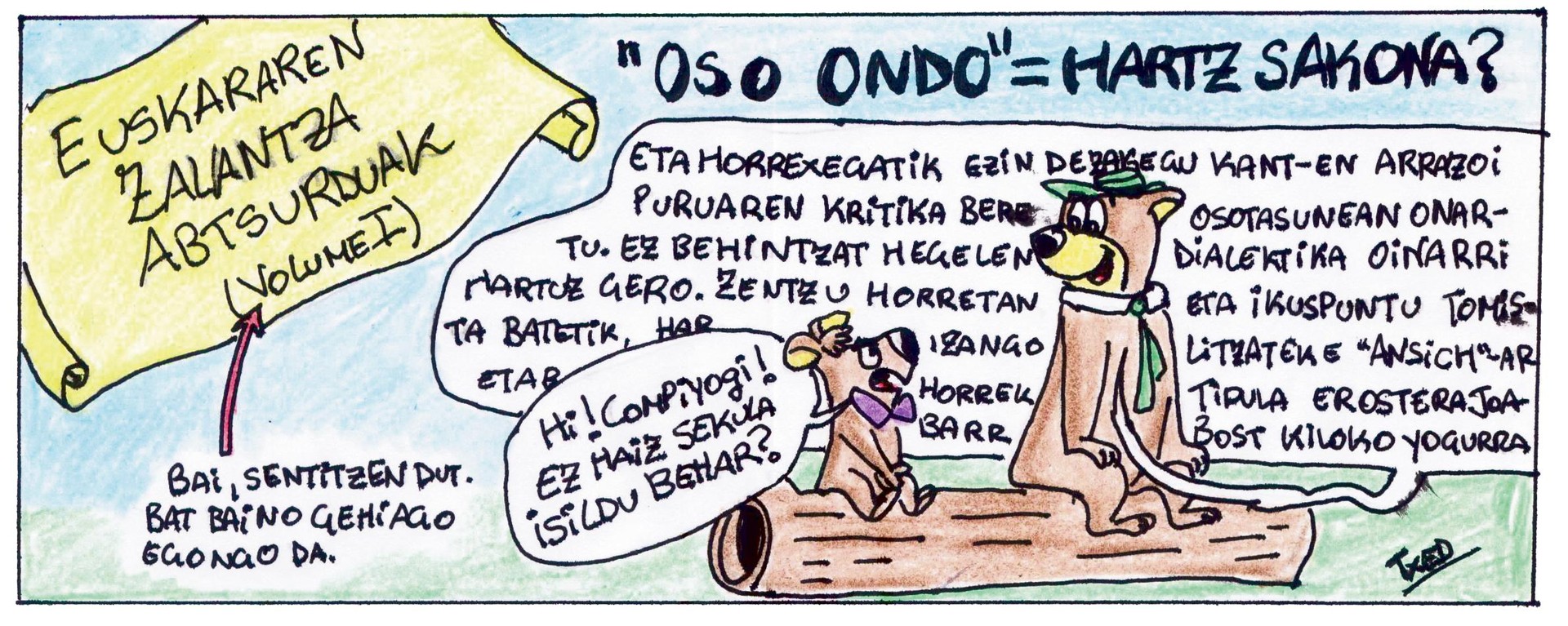 KOMIKIA: Euskararen zalantza abtsurduak (Volume 1)