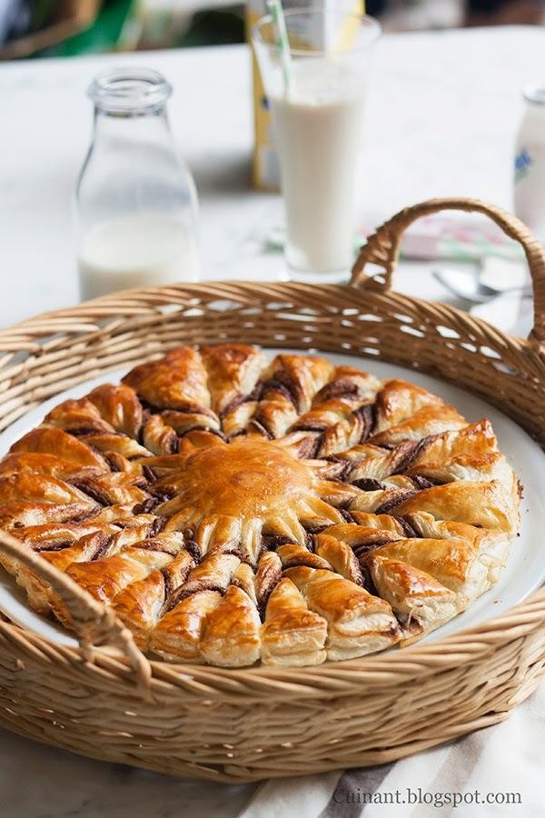 Errezeta: Hojaldre eta nutelazko tarta