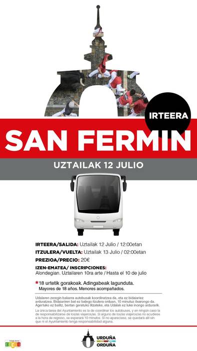 San Ferminetara irteera
