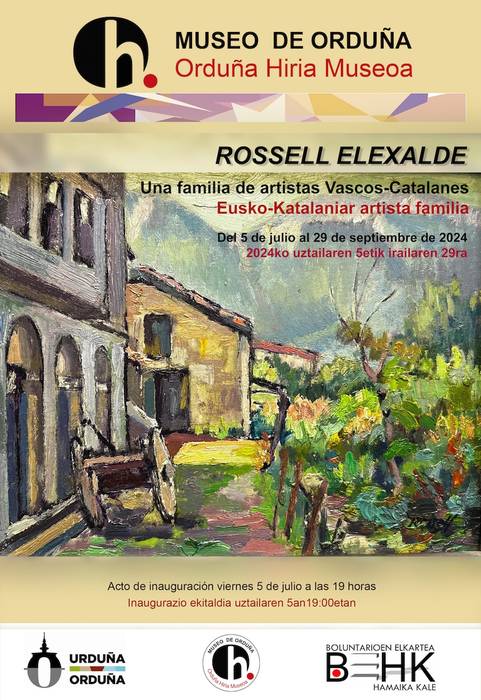 Rossell Elexalde: Eusko-Kataluniar artista familia