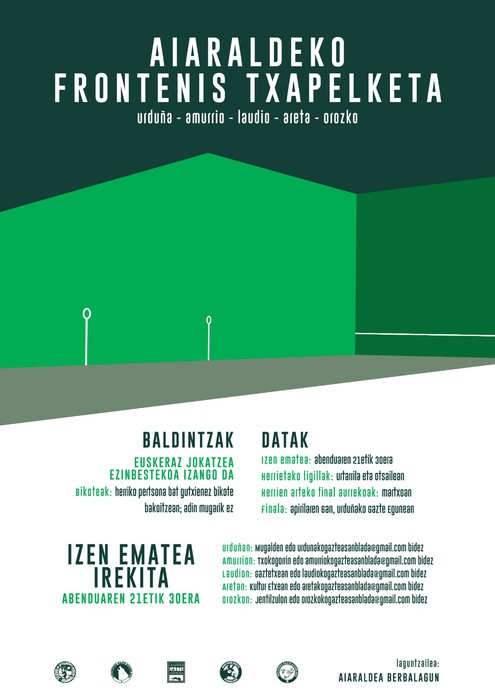 Aiaraldeko Frontenis Txapelketa abian dago!
