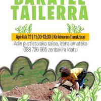 Kirikiñoren baratze tailerra