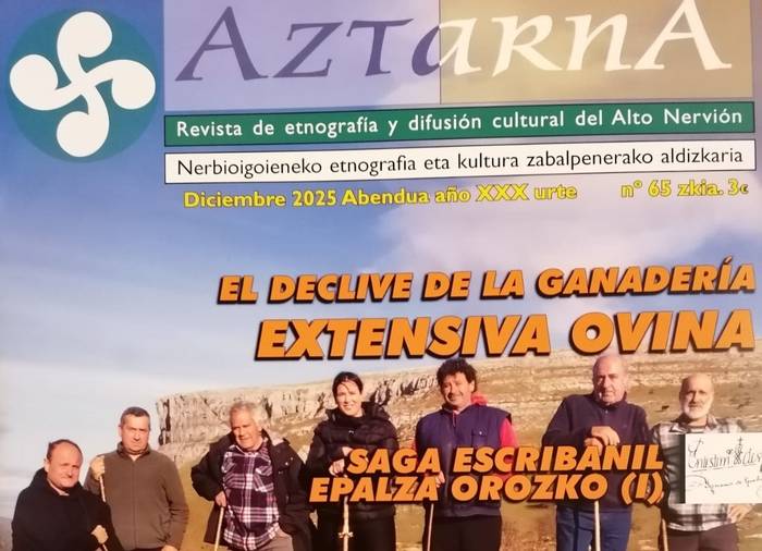 Kalean da Aztarna aldizkariaren 65. zenbakia
