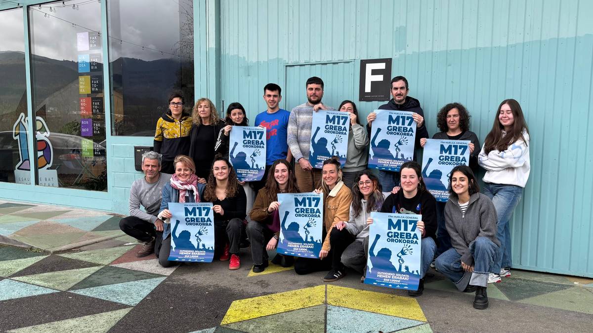 Aiaraldea Kooperatiba Elkarteak bat egin du martxoaren 17rako greba orokorrerako deiarekin