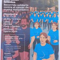 Bularreko minbizi metastasikoaren kontrako elkartasun ibilbidea