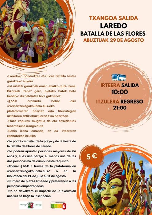 Laredoko 'Loreen bataila'-ra txangoa Artziniegatik