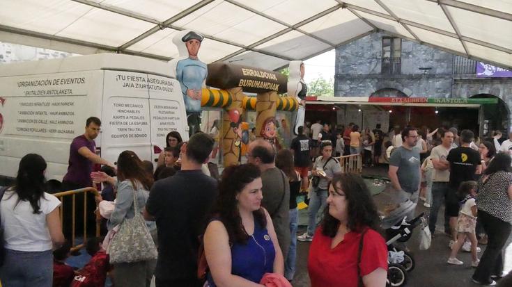 Kirolak eta umeen jarduerek hartu dute San Prudentzio jaien bigarren eguna