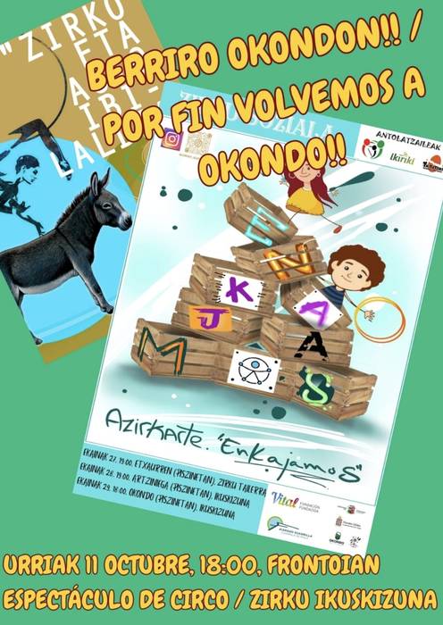 Azirkarte zirku ikuskizuna