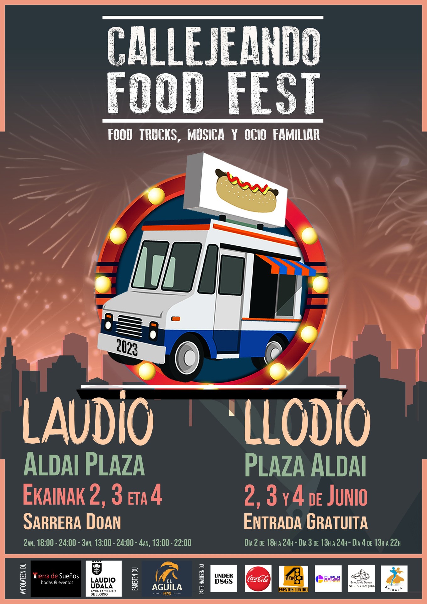 “Callejeando Food Fest” Laudiora hurbiltzen ari da
