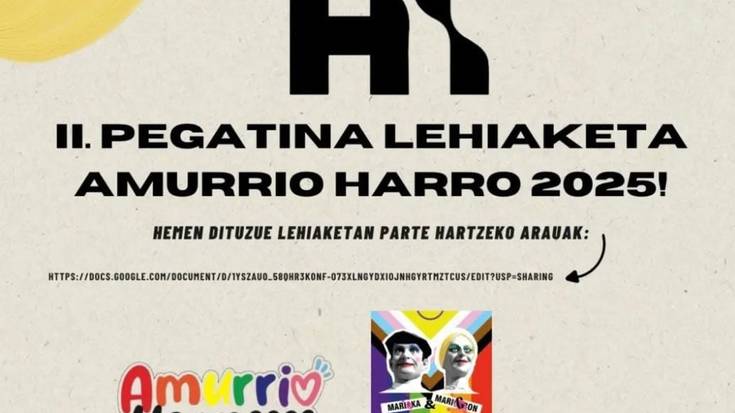 Amurrio Harroren pegatina lehiaketara aurkezteko azken eguna
