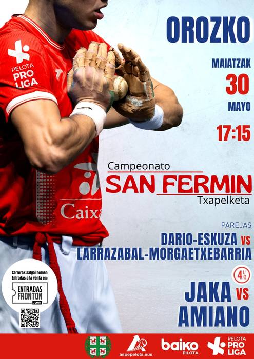 Pilota partidak, San Fermin txapelketa