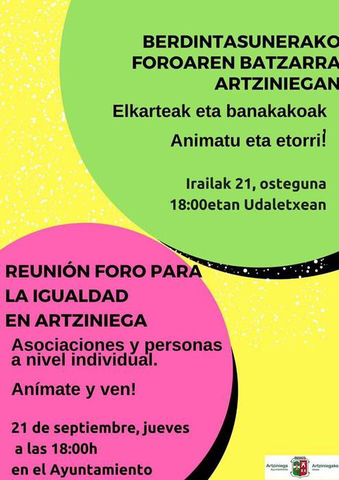 Berdintasunerako foroa