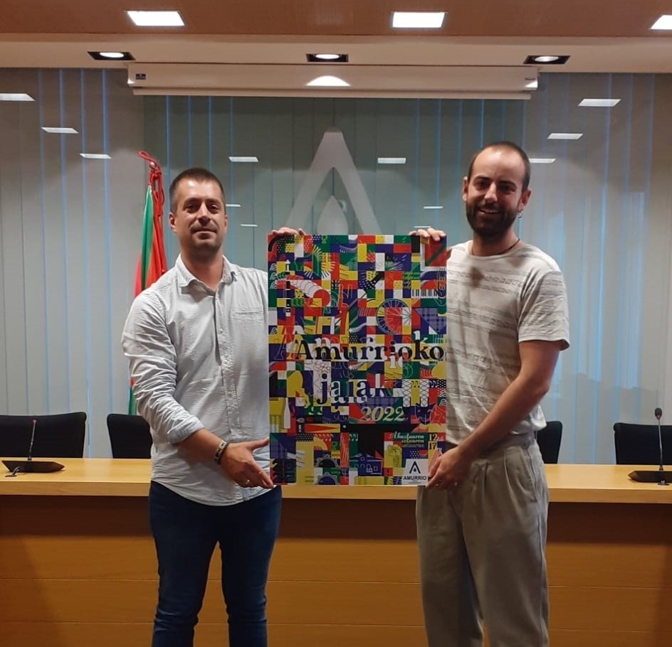 Inhar Minguez Astorkia amurrioarrak irabazi du jaietako kartel lehiaketa