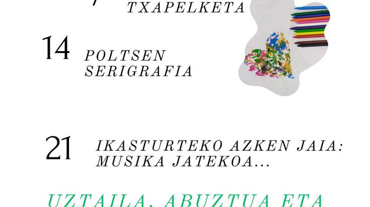 Aiarako Gaztelekua: Poltsen serigrafia