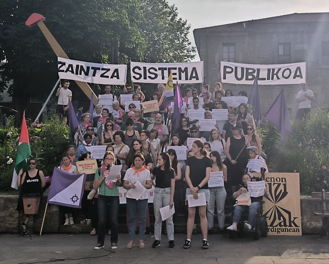"Zaintza publikoak, komunitarioak eta guztionak" aldarrikatuko dituzte larunbat honetan