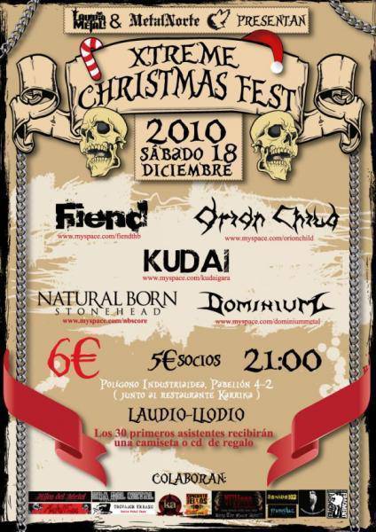 Bihar Laudio Metal musika elkartean Xtreme Christmas Fest ospatuko dute
