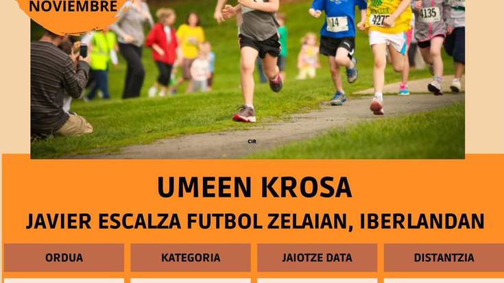 IX. Arrankudiaga-Zollo Trail Lasterketa: Umeen krosa